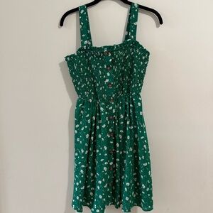 Sienna Sky Green Smocked Dress